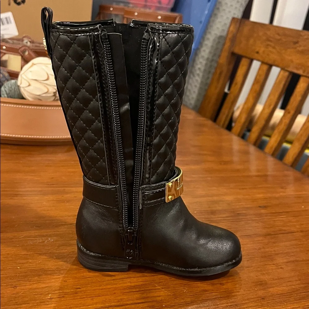 Michael Kors Kendra black Boots Shoes new Toddlers Girls Size 6